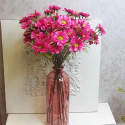 Artificial Daisy Stem Magenta Pink 59cm - D015 E2