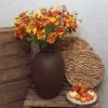 Artificial Daisy Stem Orange 56cm - D203 C2