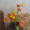 Artificial Daisy Stem Orange 56cm - D203 C2