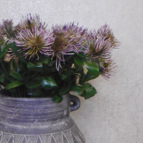 Artificial Pincushion Protea Plant Purple 40cm - L094 GG1