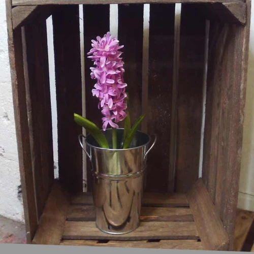 Artificial Hyacinth Plants Pink 43cm - H045 JJ3