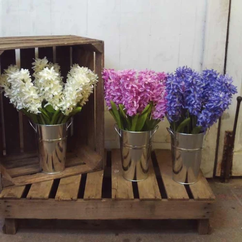 Artificial Hyacinth Plants Purple 43cm - H023 BX22