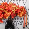 Artificial Hydrangeas Harvest Orange 62cm - H092 H4