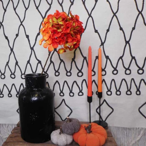 Artificial Hydrangeas Harvest Orange 62cm - H092 H4