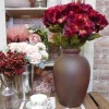 Artificial Hydrangeas Red 68cm - H113 F4