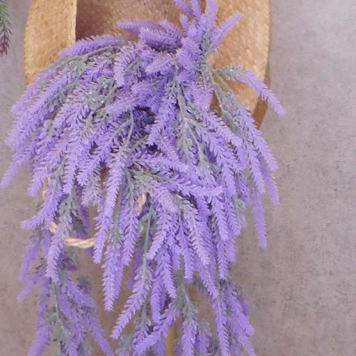 Artificial Lavender Plants Purple Trailing 99cm - L019 J4