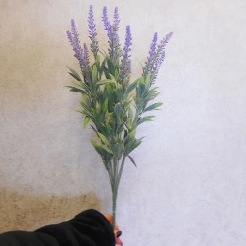 Artificial Lavender Plant Lavender Purple 50cm - L101 I4