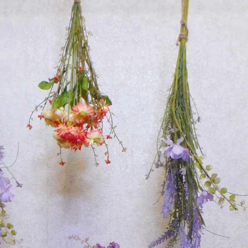 Artificial Meadow Flower Bouquet Lilac Wild Flowers 65cm - M003 BX10