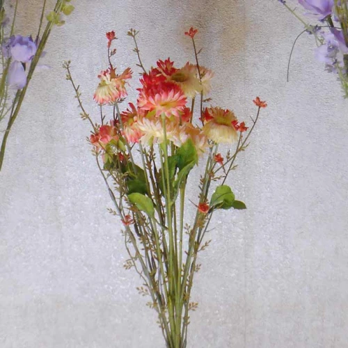 Artificial Helichrysum Candy Pink 46cm | Faux Dried Flowers - H099 G3