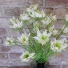 Artificial Nigella Love in the Mist White 56cm - N009 T2