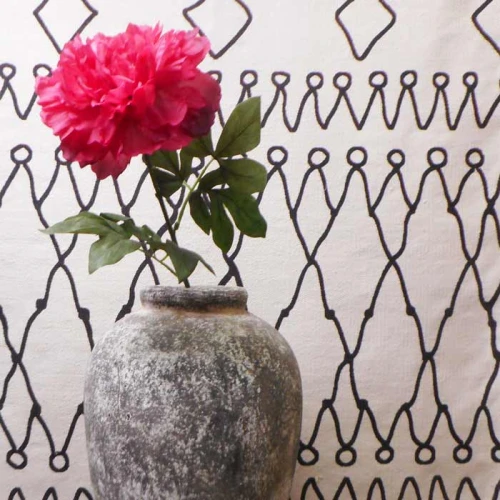 Artificial Tree Peony Flowers Hot Pink 70cm - P066 T2