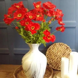 Red Poppies 70cm - P017 K4