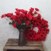 Artificial Poppies Red Black 47cm - P234 J4