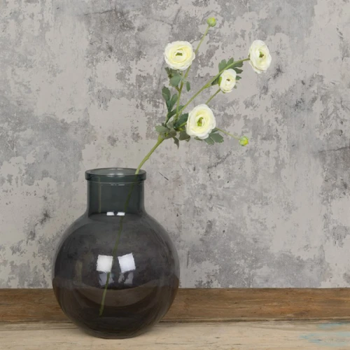 Faux Ranunculus Spray Cream 67cm - R206 