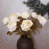 Antique Rose Cream 68cm | Faux Dried Flowers - R230 S2