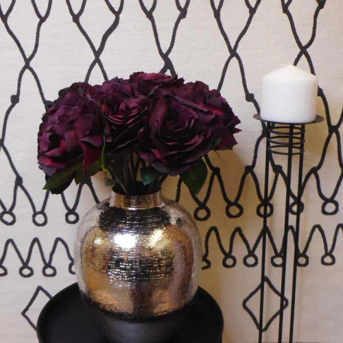 Artificial Roses Burgundy 46cm - R458 P1