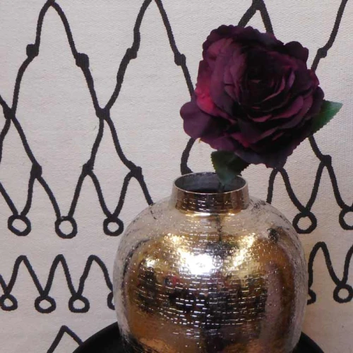 Artificial Roses Burgundy 46cm - R458 P1