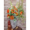 Artificial Sunflowers Orange 80cm - S031 Q4