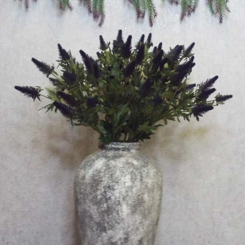 Artificial Eryngium Thistles Sea Holly Purple 78cm - T027 T2