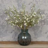Artificial Wax Flowers White 67cm - W065 