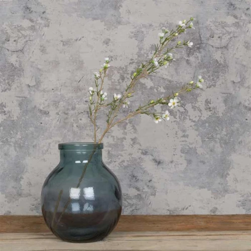 Artificial Wax Flowers White 67cm - W065 