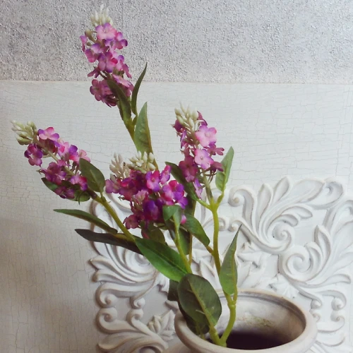 Artificial Wild Meadow Flowers Pink Purple 60cm - W005 N2