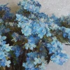 Artificial Wild Flowers Blue 67cm - W018 S3