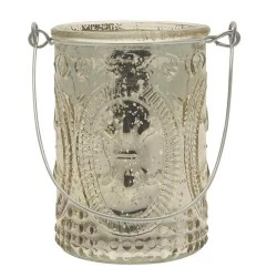 Mercury Glass Votive Candle Holders Champagne Gold - GL088 10D