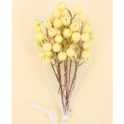 Easter Berry Picks Yellow 12 Pack - EAS013 DD1