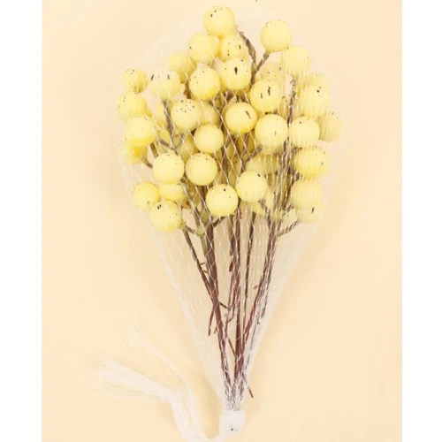 Easter Berry Picks Yellow 12 Pack - EAS013 DD1