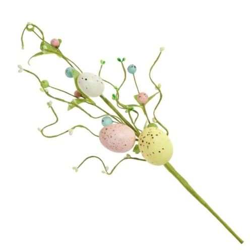 Easter Eggs and Berries Stem 43cm - EAS006 JJ1
