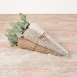 Fabric Carrot Bundle Neutral 33cm - EAS016