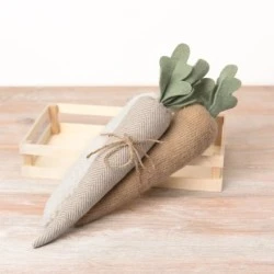 Fabric Carrot Bundle Neutral 33cm - EAS016