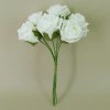 Colourfast Cottage Foam Roses Bundle Ivory 6 Pack 24cm - R295 T4
