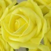 Colourfast Cottage Foam Roses Bundle Yellow 6 Pack 24cm - R298 BX5