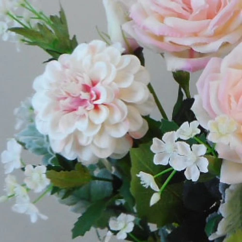 Zinnia Pale Pink 46cm - Z023 N2