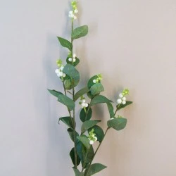 Artificial Snow Berries Stem 54cm - SNO003 R2