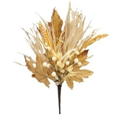 Foliage Bunch Dried and Artificial Mix 35cm - AUT009 AA1