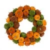 Velvet Pumpkins Wreath 46cm - PUM016