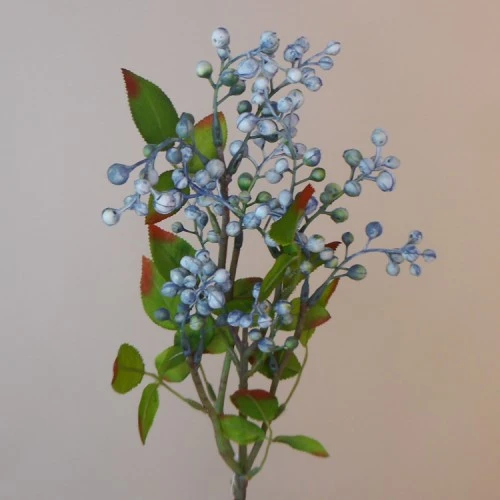 Artificial Berries Branch Blue 58cm - BER022 BX15