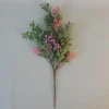 Artificial Boxwood Plants with Pink Buds 39cm - BOX008 EE3
