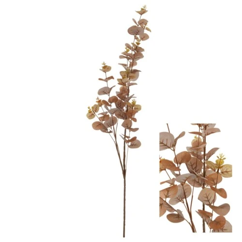 Artificial Eucalyptus Branch Autumn Brown 90cm - EUC052 BB4