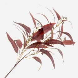 Artificial  Eucalyptus Nicoli Burgundy - EUC027 E4
