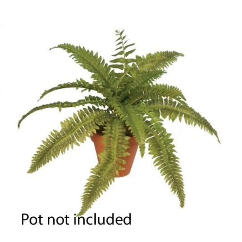 Artificial Boston Fern Plant 16 Leaves 38cm - BOS006 