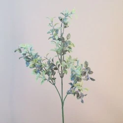 Flocked Artificial Boxwood Stem - BOX022 AA2