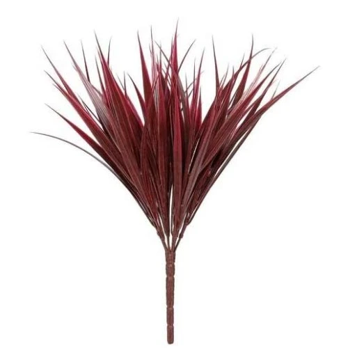Artificial Grass Plant Red with UV Protection 30cm - GRA014 EE2