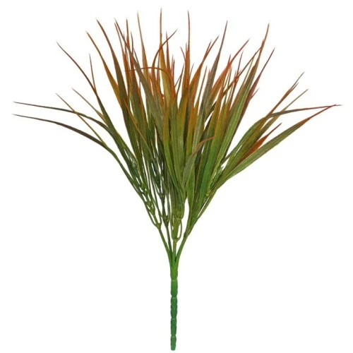 Artificial Grass Plants Orange Green 30cm - GRA033 II2