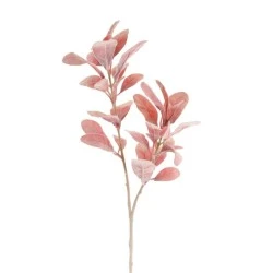 Artificial Lambs Ears Red Long Stem 70cm - LAM011 I3