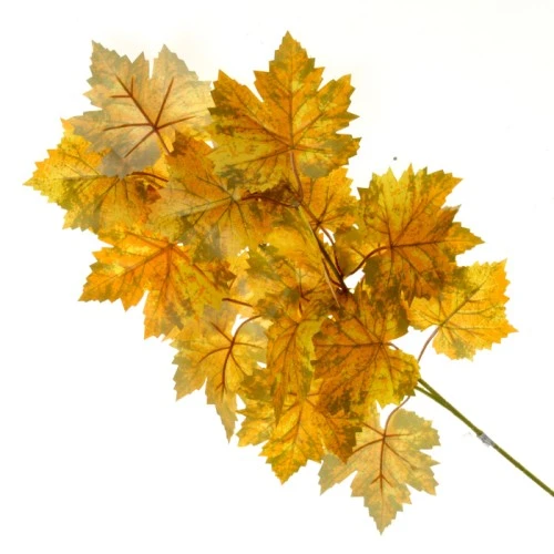 Artificial Maple Leaves Gold and Russet - MAP018 BB2