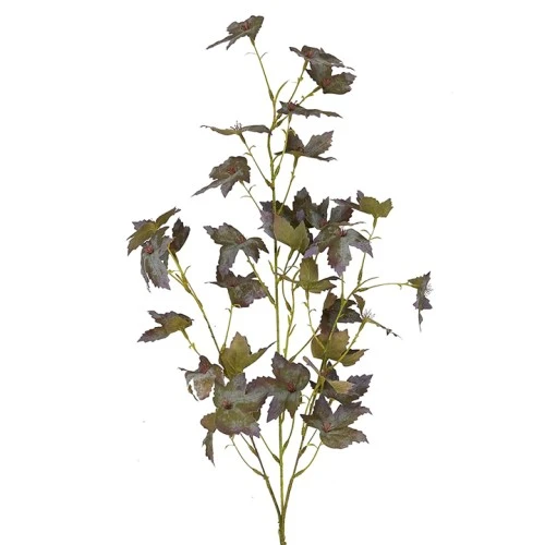 Variegated Maple Leaf Green Burgundy 97cm - MAP010 KK2